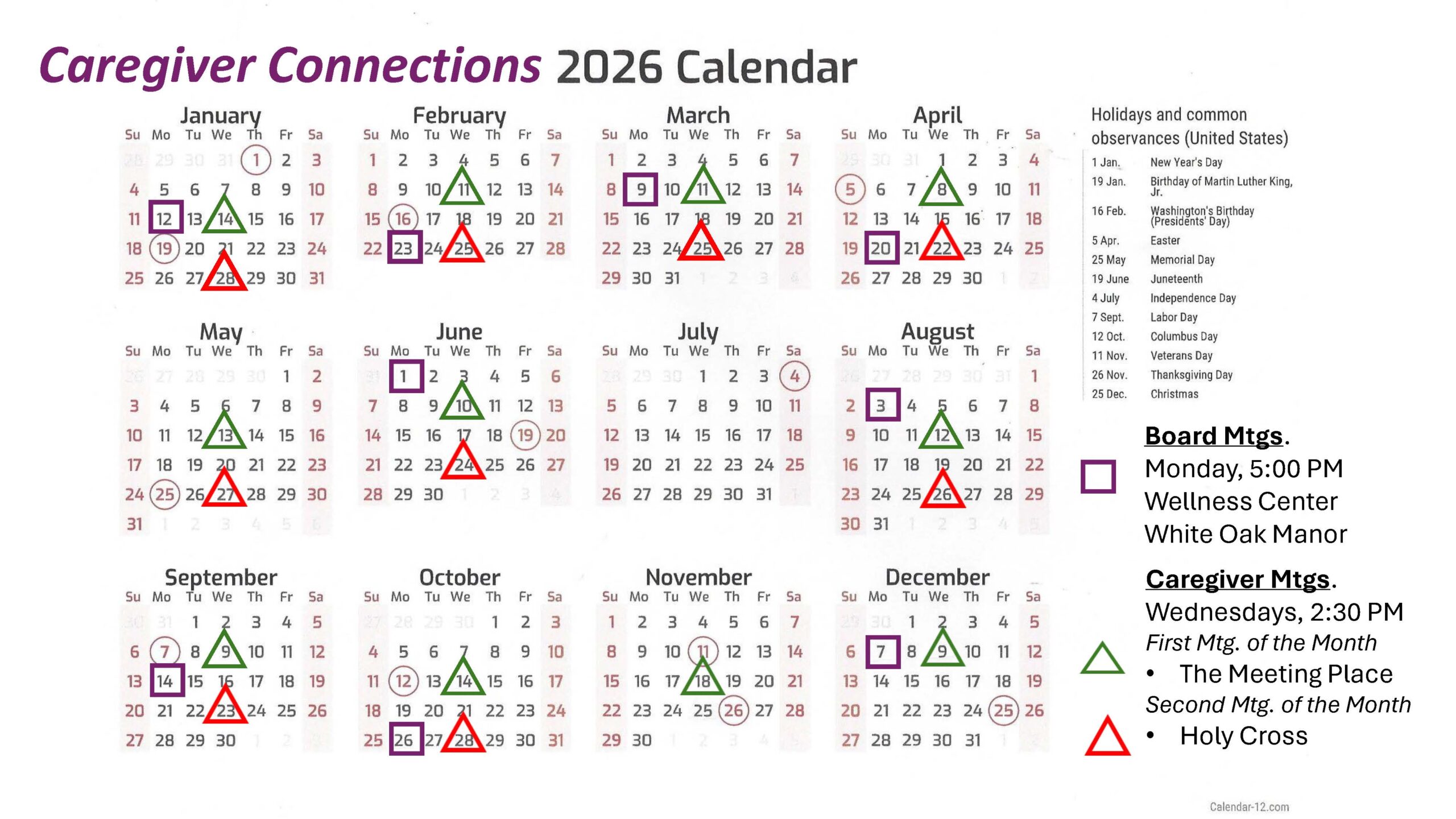 Caregiver Connections